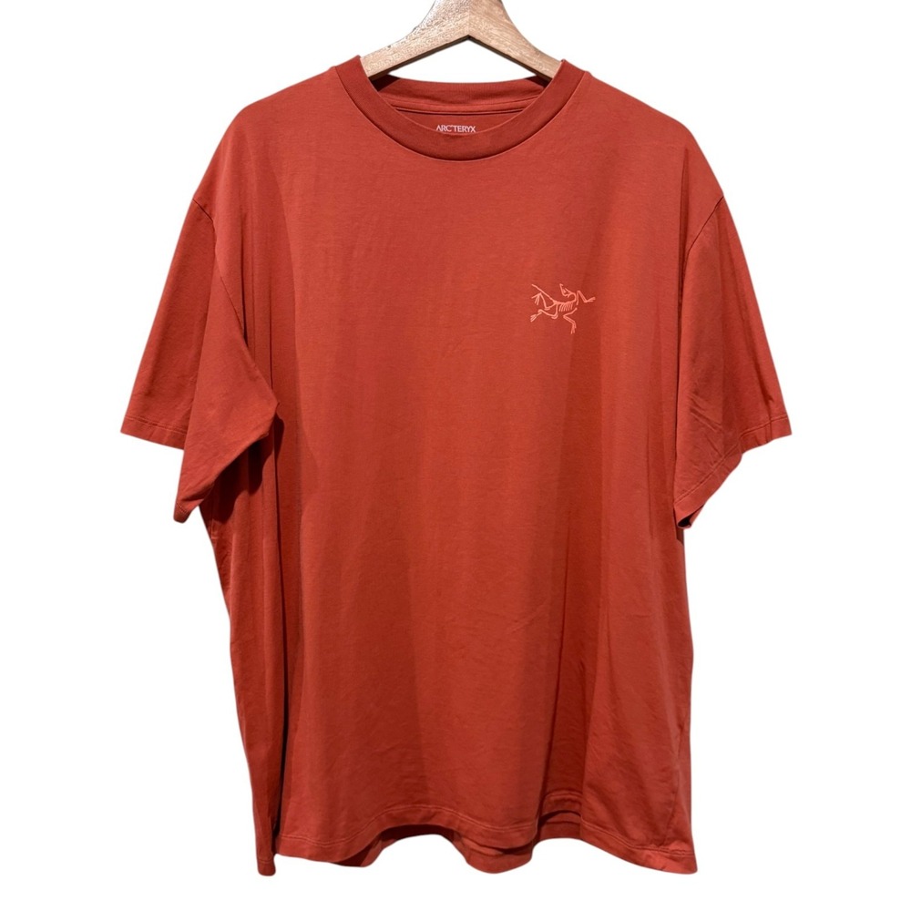 Arc'teryx Kragg Cotton Crewneck T-Shirt Mens Sz XL Short Sleeve Red Supima